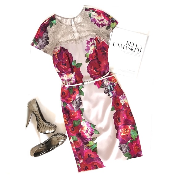 coast pink floral dress